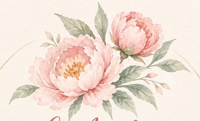 Pivoines à l'aquarelle